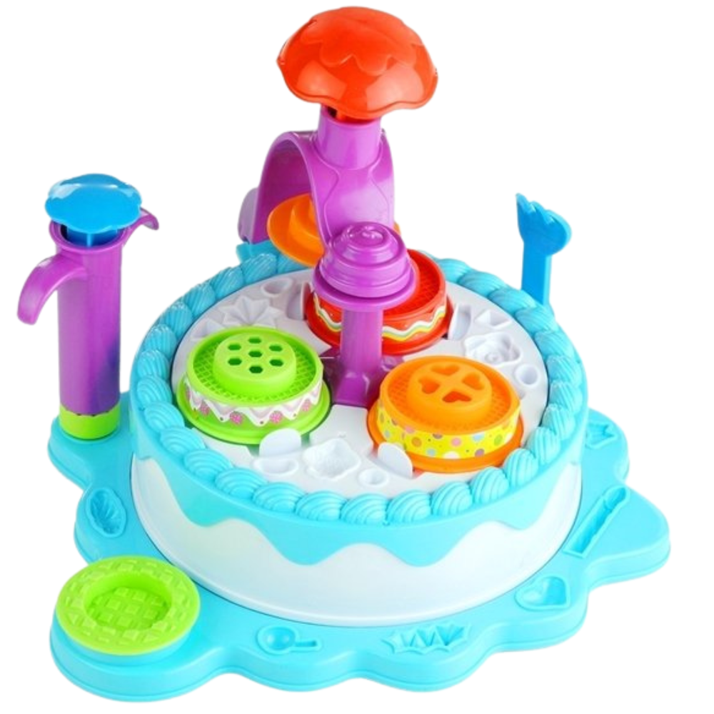 Lean Toys Modelinas spalvotas torto rinkinys vaikams nuo 3 metų