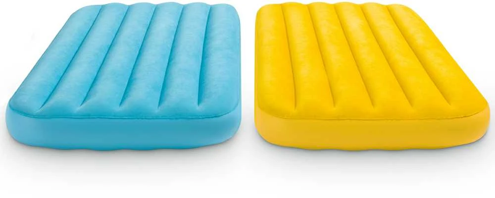 Pripučiamas vaikiškas čiužinys miegui 157x88x18 rožinis INTEX 66803