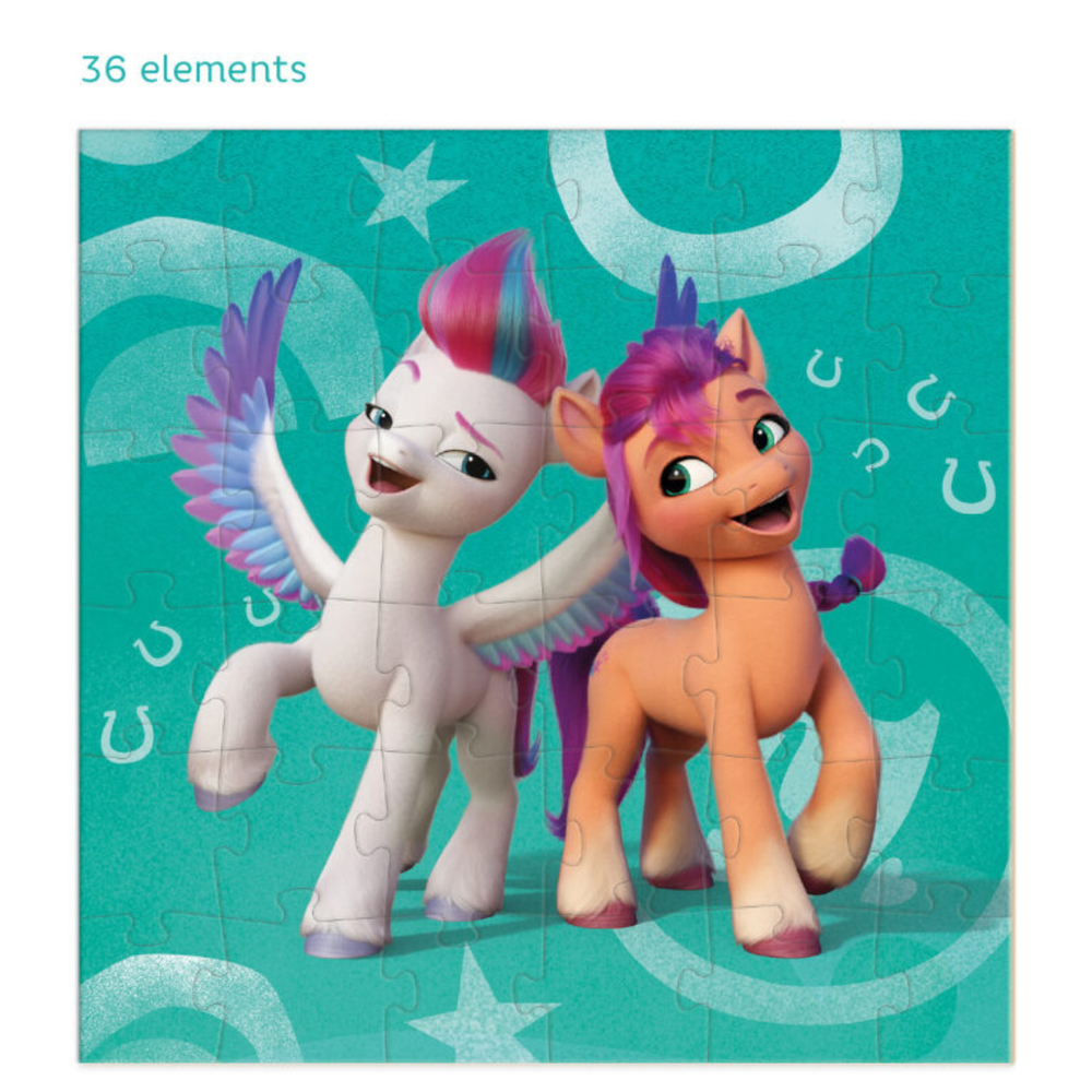 Dodo Dėlionė 3in1 "MY LITTLE PONY" 3 DĖLIONĖS VIENAME SPALVINGOS DĖLIONĖS