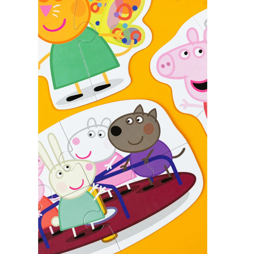 Dodo Dėlionė 3in1 "PEPPA PIG" PEPPA PIG 3 DĖLĖS VIENOJE PAKUOTĖJE