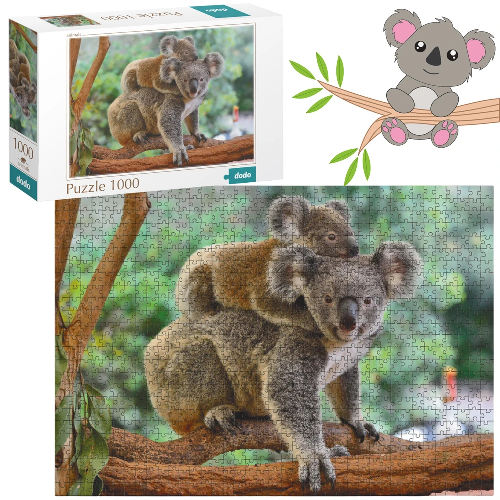 Dodo Dėlionė 1000 vnt. - Koalos