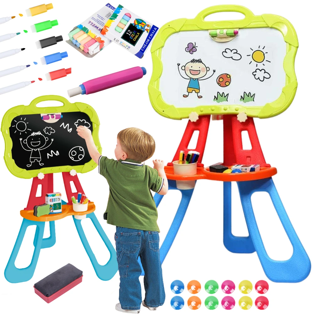 „ProNice“ DVIŠALĖS DUSIO TRINIMO LENTA KREIDOS ŽYMEKLIAI MAGNETAI LITTLE ARTIST