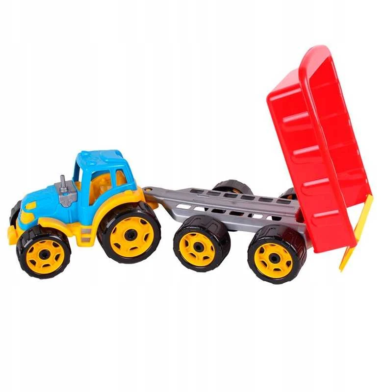 Technok traktorius su priekaba 54 cm