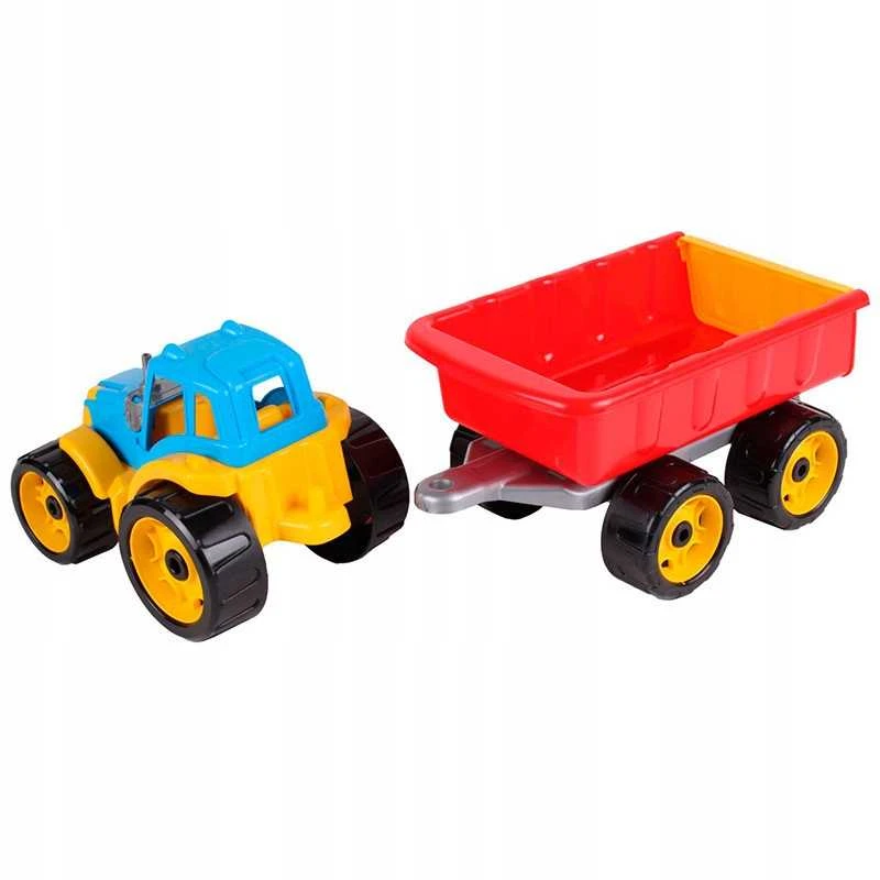 Technok traktorius su priekaba 54 cm