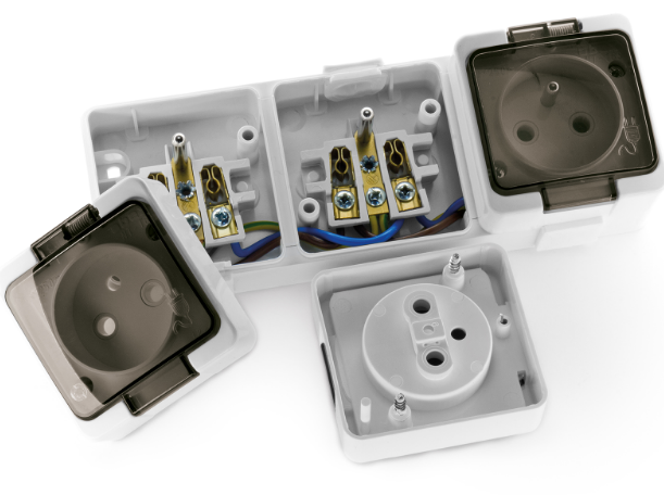 Montis Dvigubas lizdas 2P+Z atsparus purslams NT-6S/P Montis