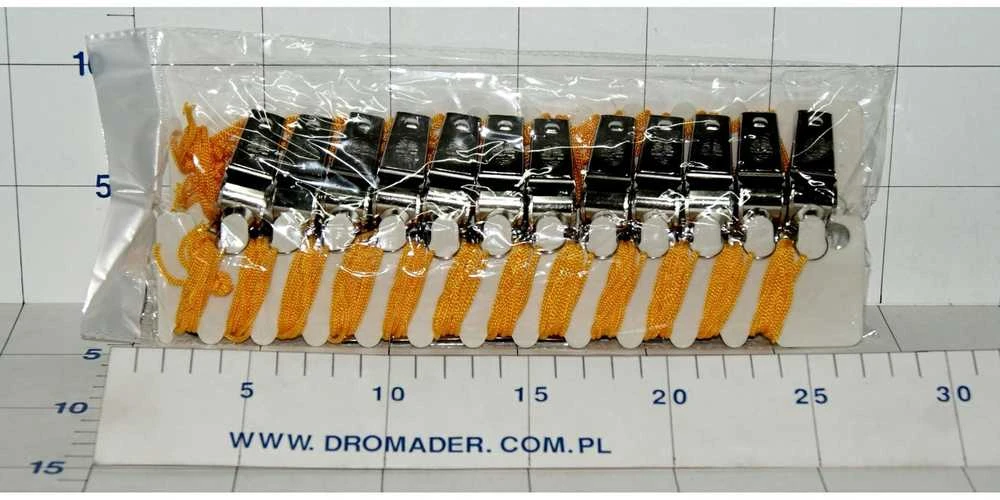 Dromader Teisėjo švilpukas, metalinis, 24 vnt 00673 (24 vnt = 1 pakuotė)