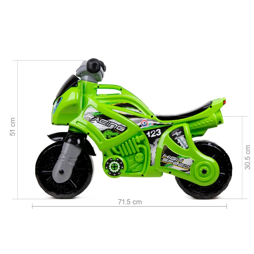 Užsėdamas-paspiriamas motociklas "TechnoK"