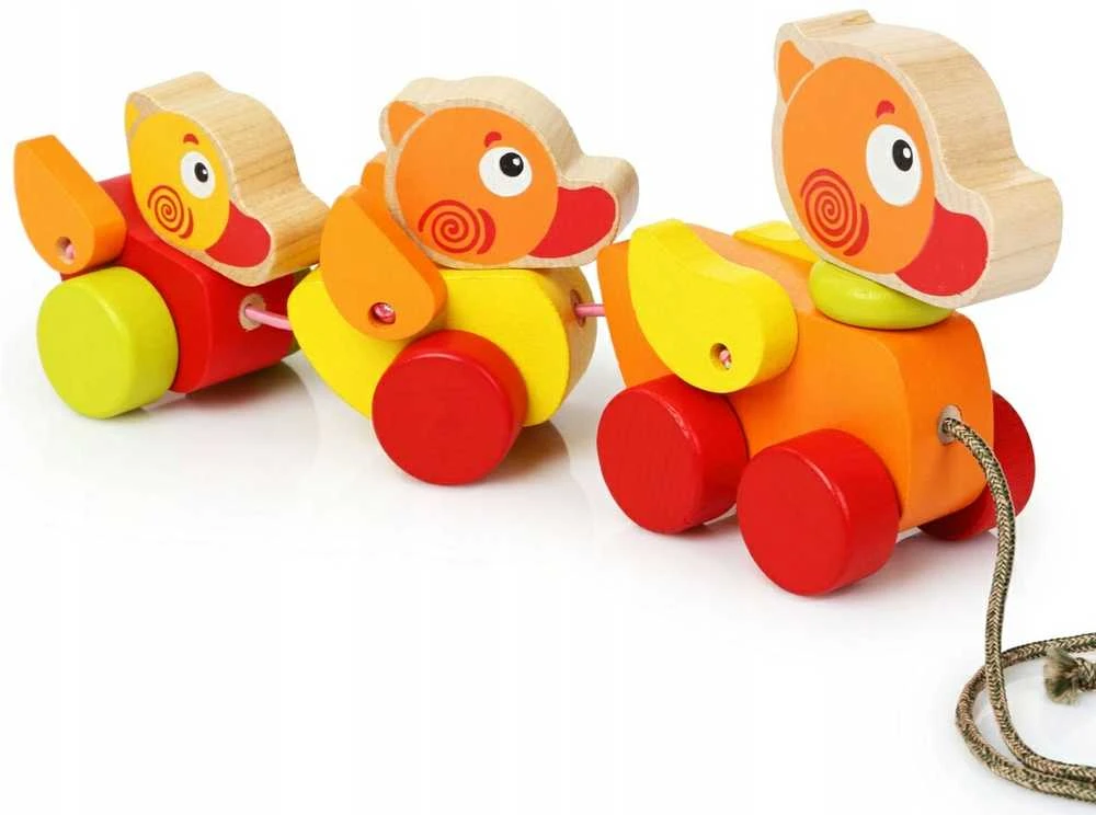 Cubika traukiamas žaislas "Ančiukai"