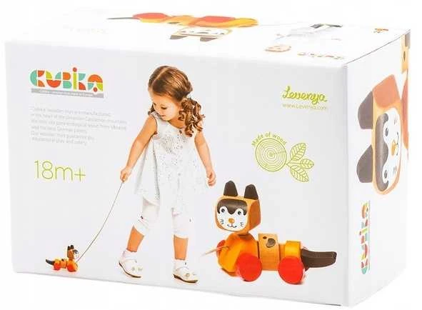 Cubika traukiamas žaislas Katinėlis