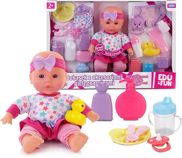 121692 ARTYK EDU&FUN lėlė su priežiūros reikmenimis 32 cm