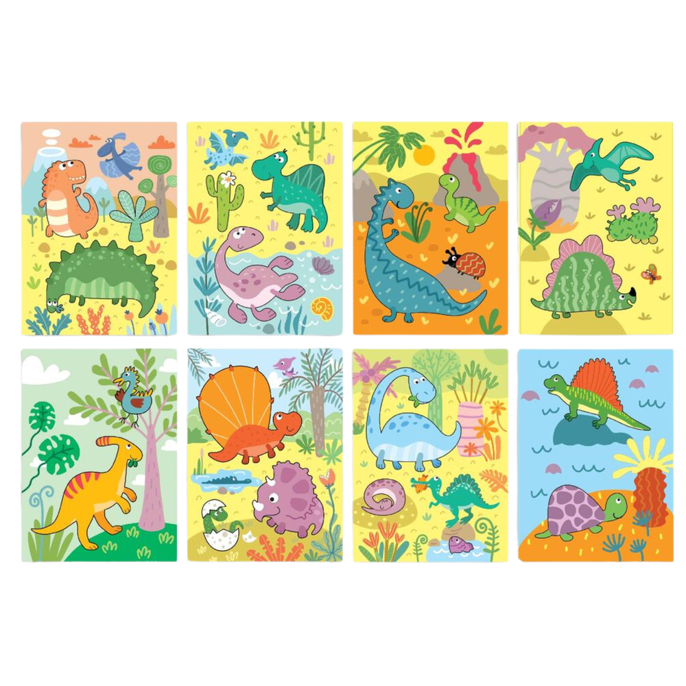 Dodo Mokomasis rinkinys piešimui su vandeniu Dinozaurai vaikams