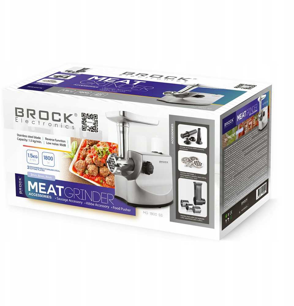 BROCK MG1800SS mėsmalė