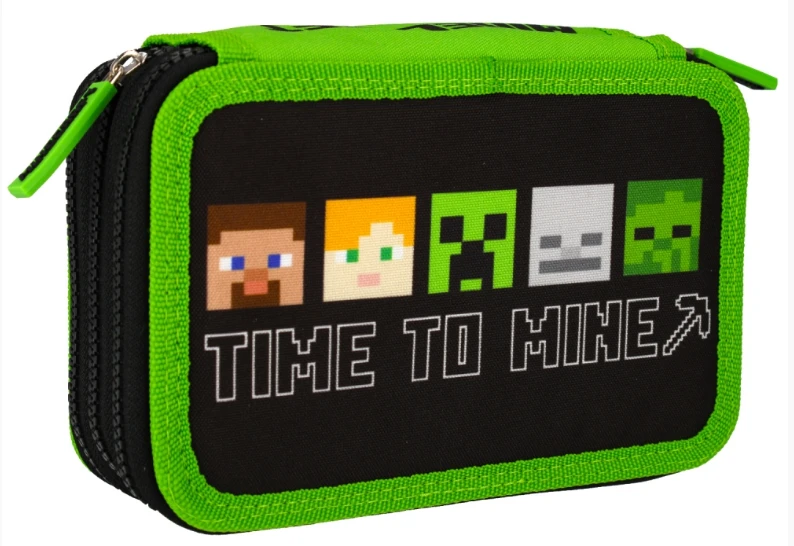 Astra Trigubas pieštukų dėklas be Minecraft įrangos
