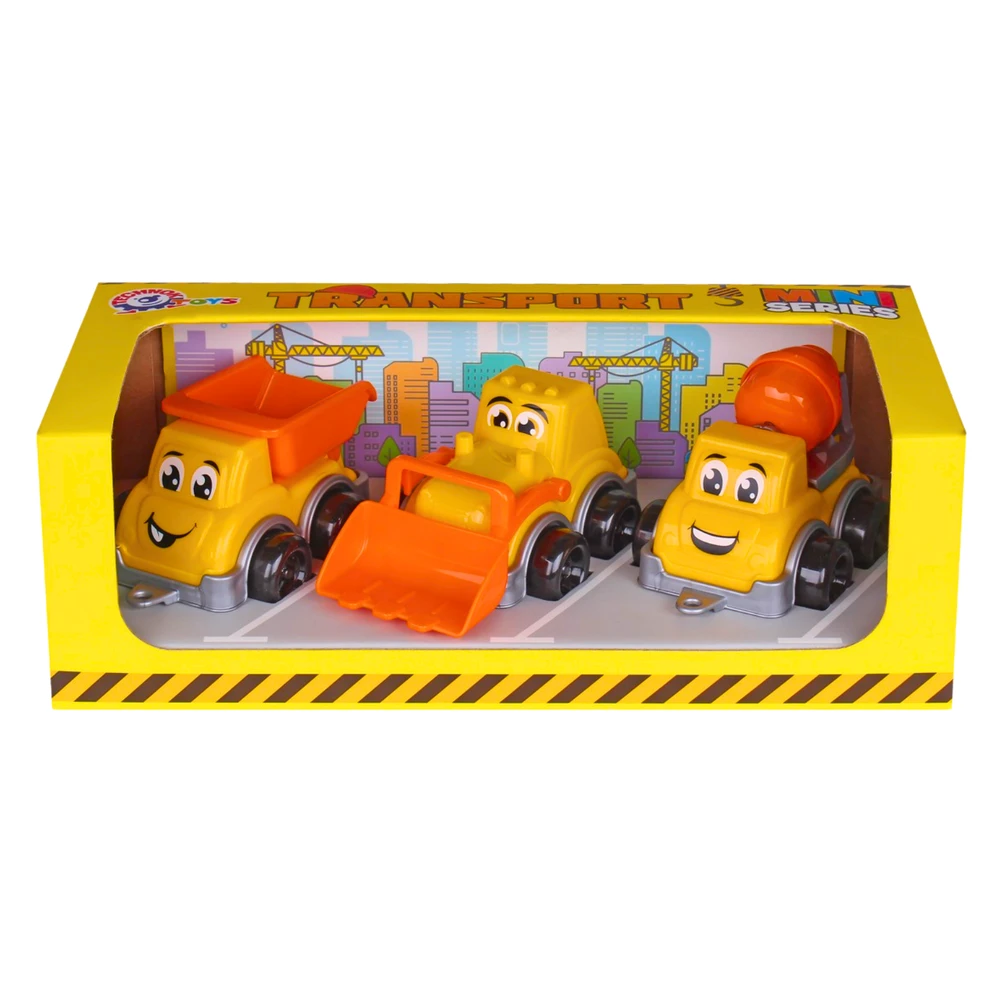 Technok mini statybos transporto rinkinys 3 vnt