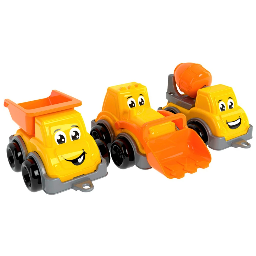 Technok mini statybos transporto rinkinys 3 vnt