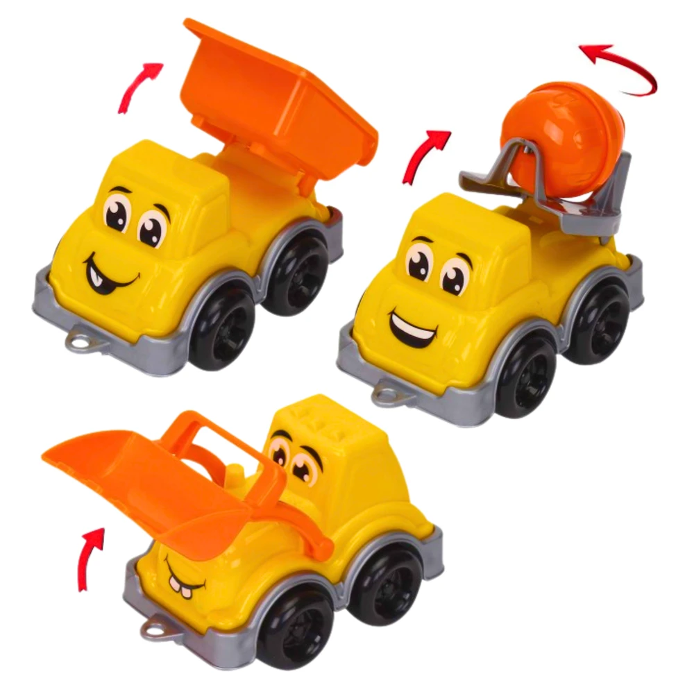 Technok mini statybos transporto rinkinys 3 vnt