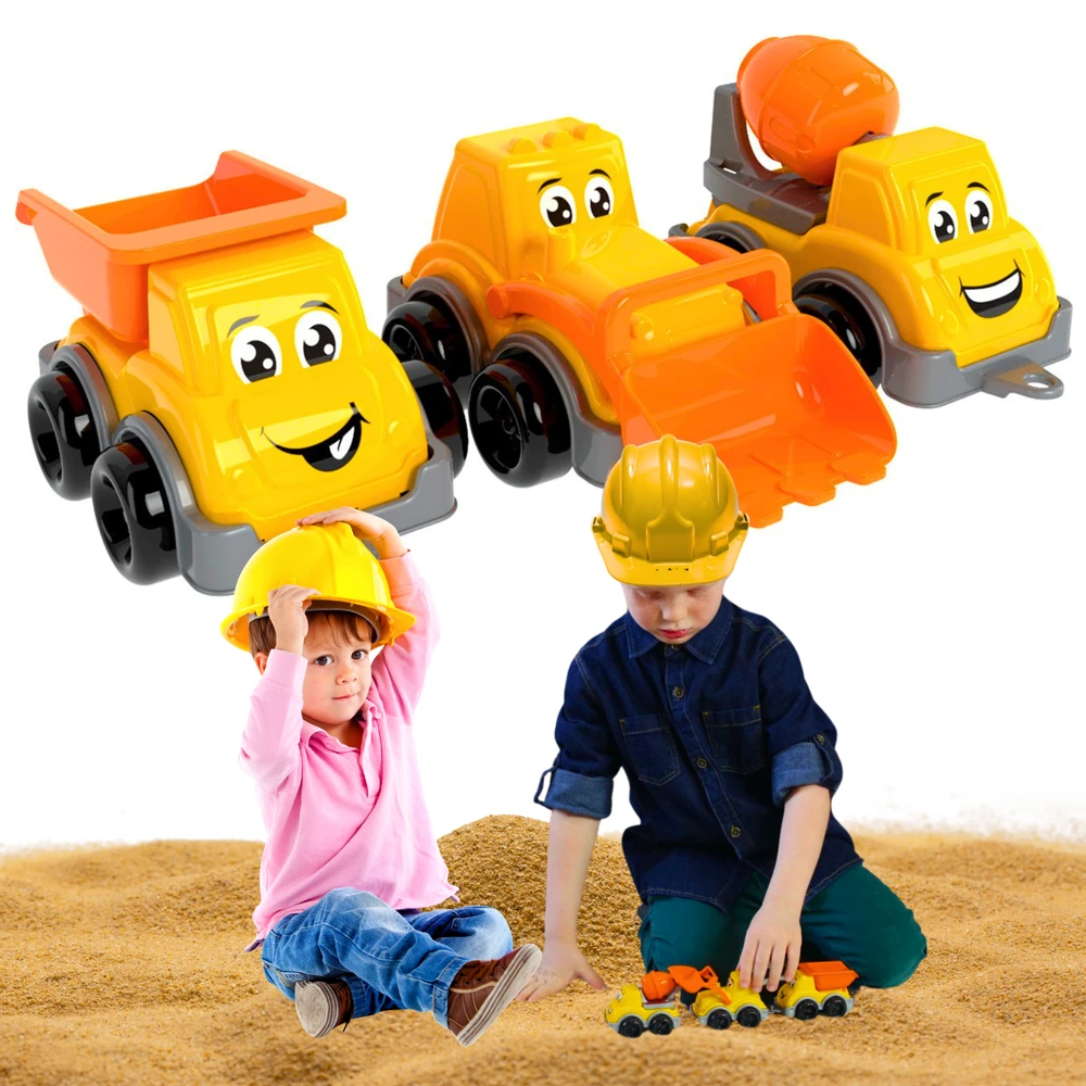Technok mini statybos transporto rinkinys 3 vnt