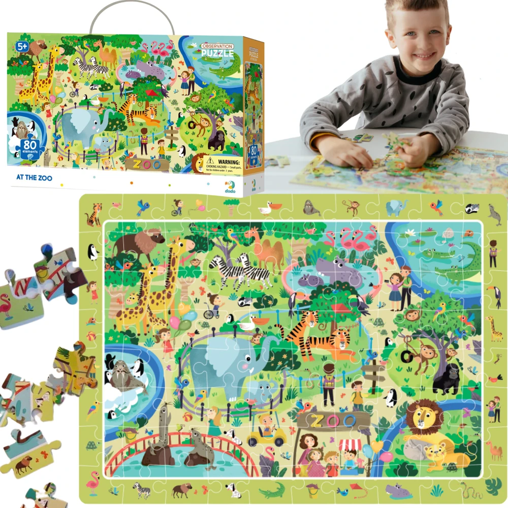Dėlionė TM Toys Dodo stebėjimo galvosūkis zoologijos sode