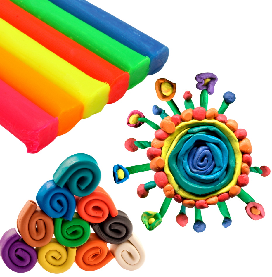 Bez Marki Lengvo putų plastilino rinkinys 36 spalvų - Lovin