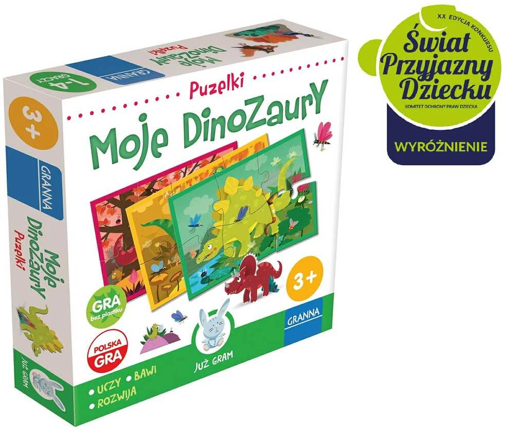 Dėlionė Granna Granna vaidina „My Dinozaurs Poodles 2021“.