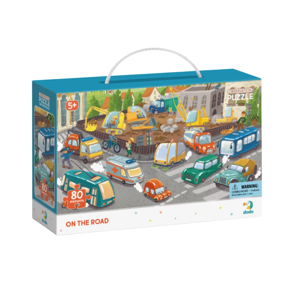 Dėlionė Dodo Puzzle obserwacyjne 80 Na drodze