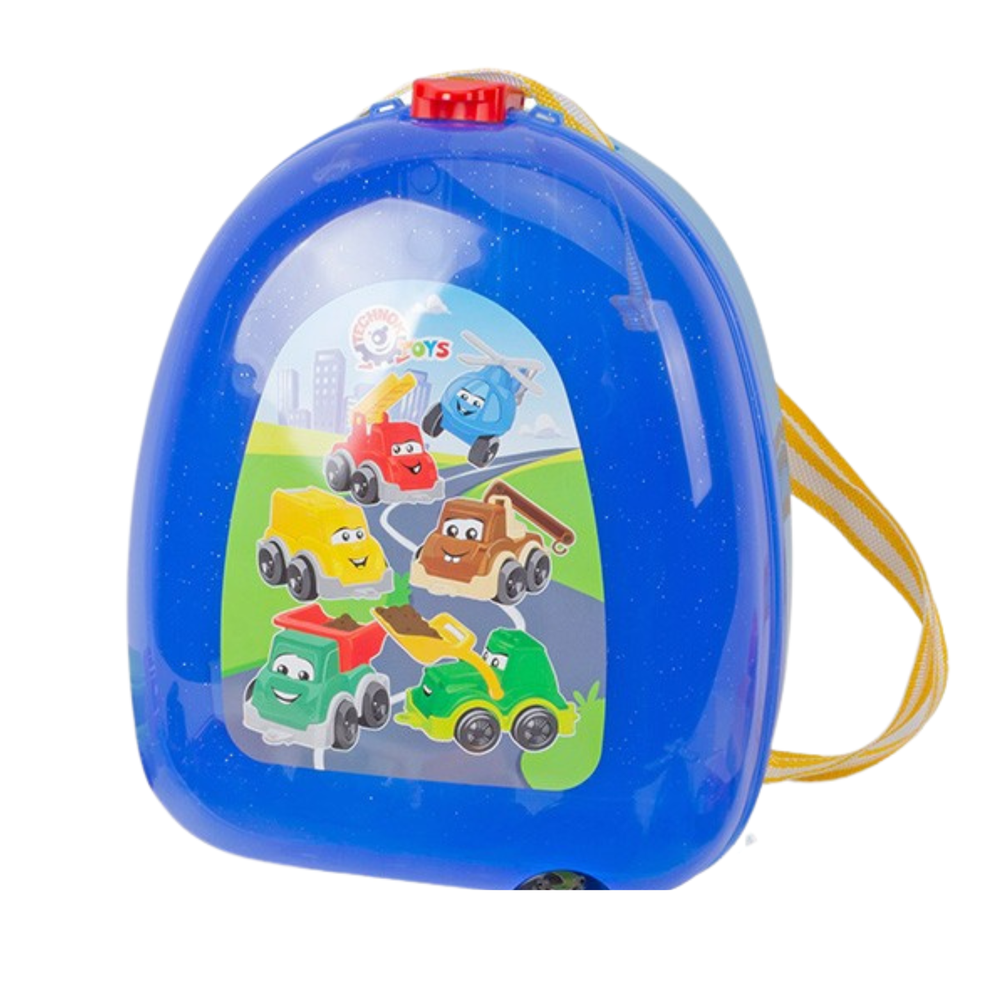 Technok mini mašinėlių rinkinys kuprinėje