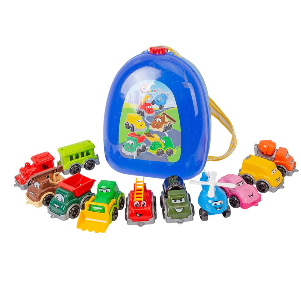 Technok mini mašinėlių rinkinys kuprinėje