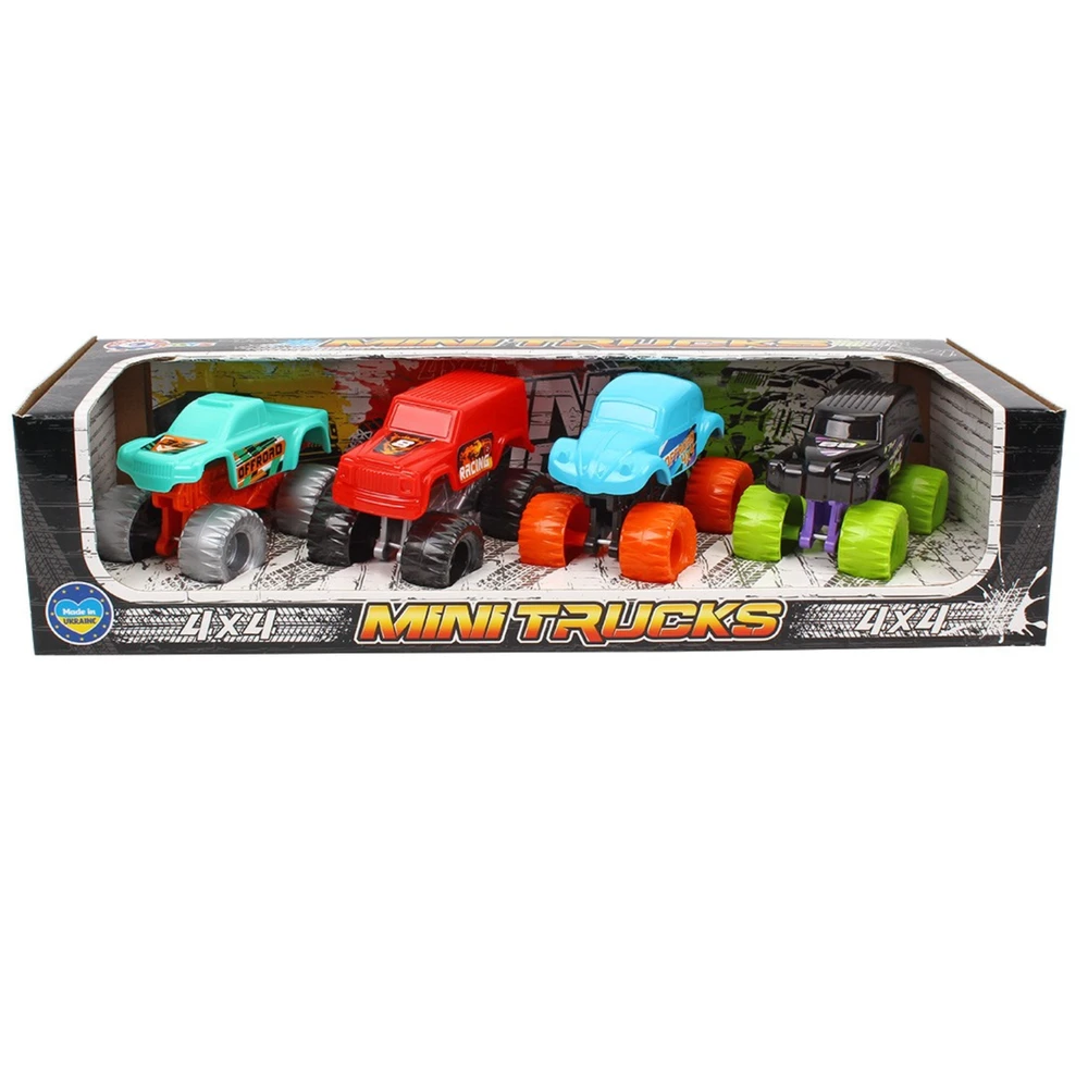 Technok mini automobilių rinkinys 4 vnt