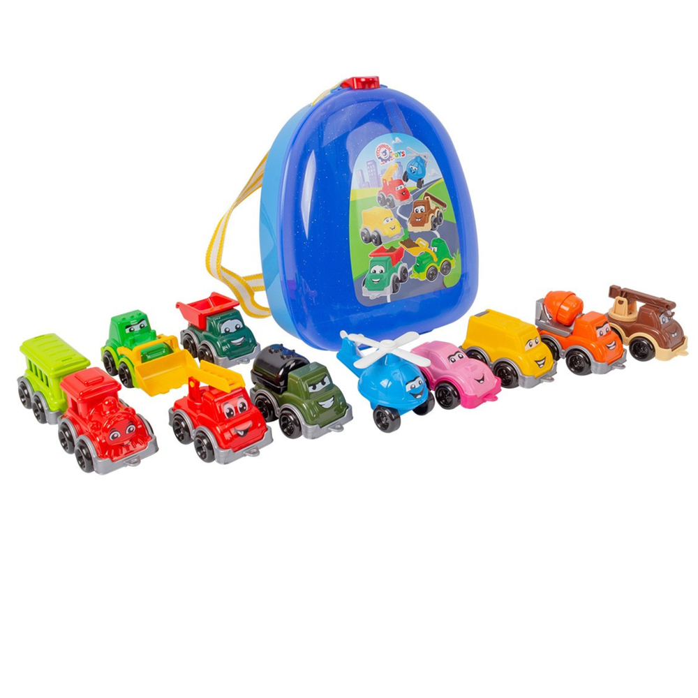 Technok mini mašinėlių rinkinys kuprinėje
