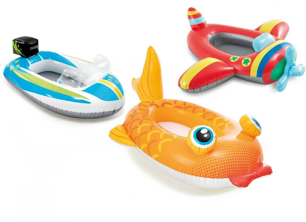 Pripučiamas žaislas INTEX Pool Cruiser, įvairių dizainų, įvairių dydžių