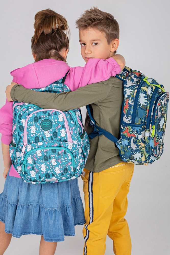 Cool Pack Forminis trijų skyrių penalas su priedais CoolPack Jumper 3 Gradient Frape E67508