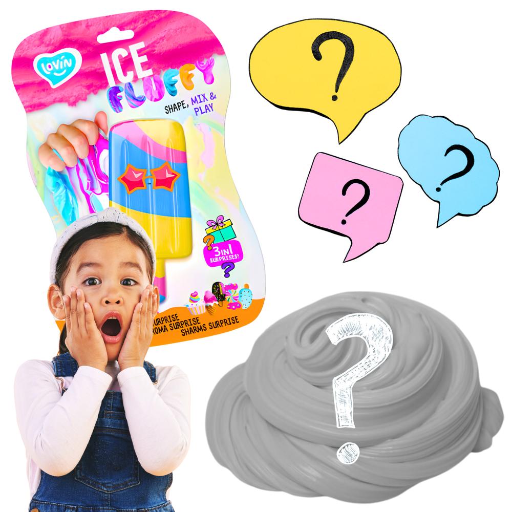 Lovin PLASTIKINIAI PLAČIAI SLIME GLUTEK LEDAI VAIKAMS