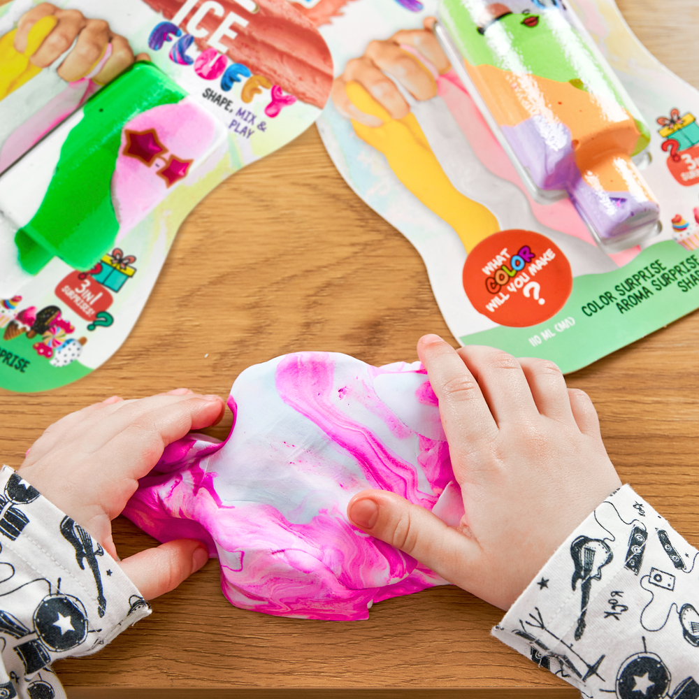 Lovin PLASTIKINIAI PLAČIAI SLIME GLUTEK LEDAI VAIKAMS