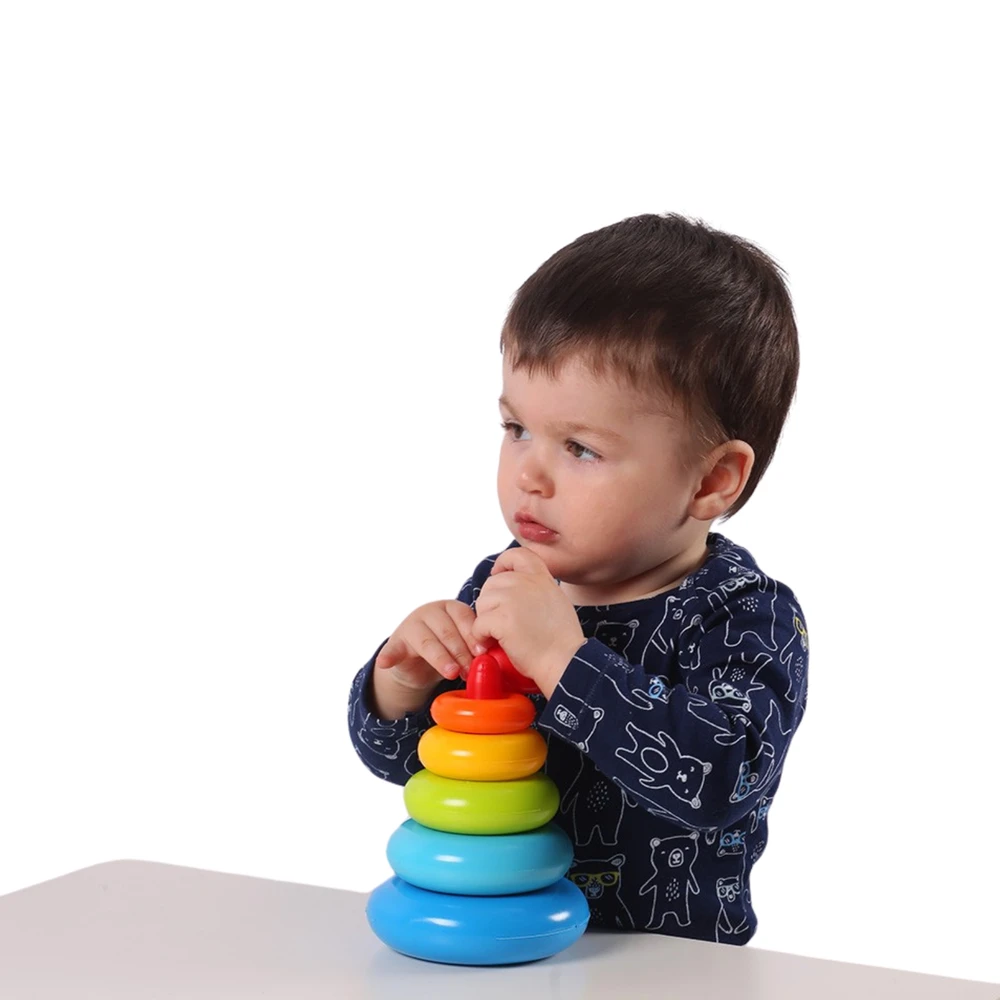 Technok Lavinamoji žiedų piramidė 20 cm aukščio