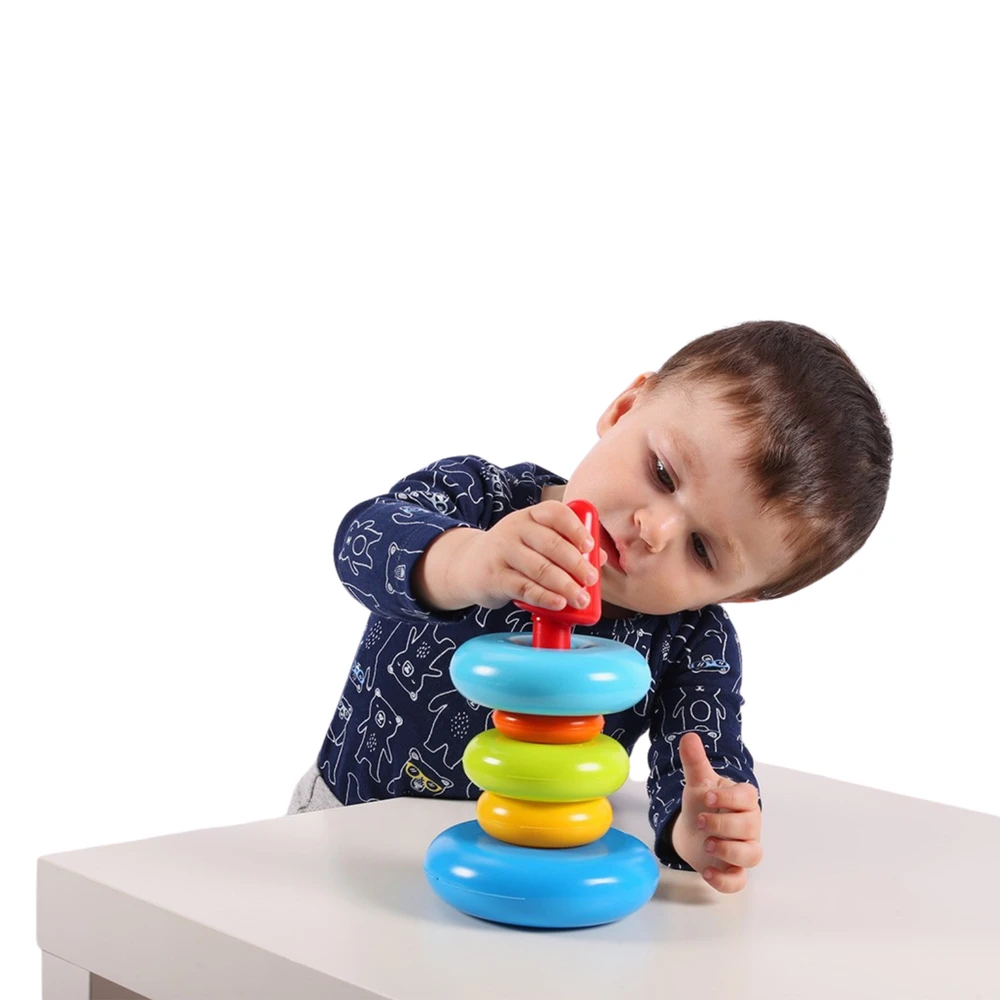 Technok Lavinamoji žiedų piramidė 20 cm aukščio