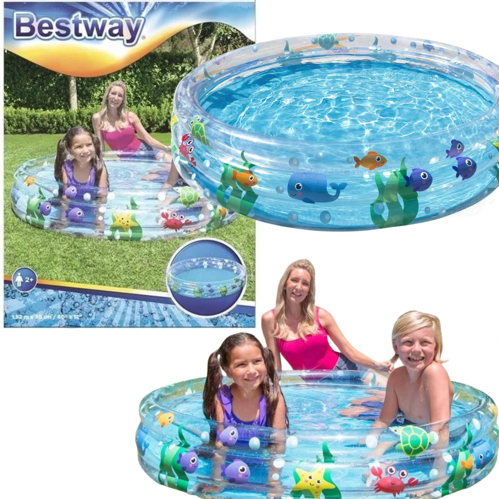 BESTWAY baseinas trijų žiedų (skersmuo 152cm), 51004B
