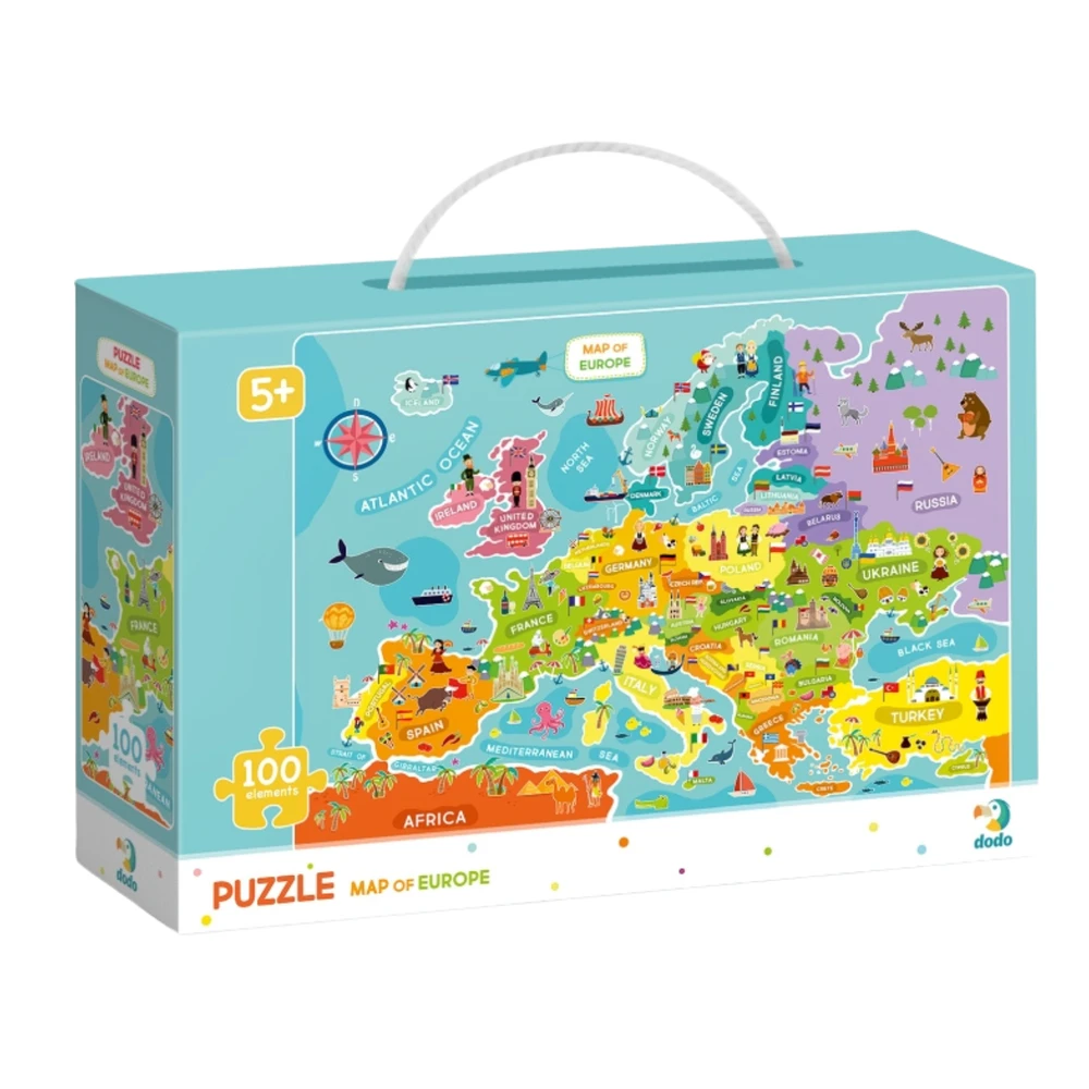 DODO dėlionė Europos žemėlapis, 100d., 300124