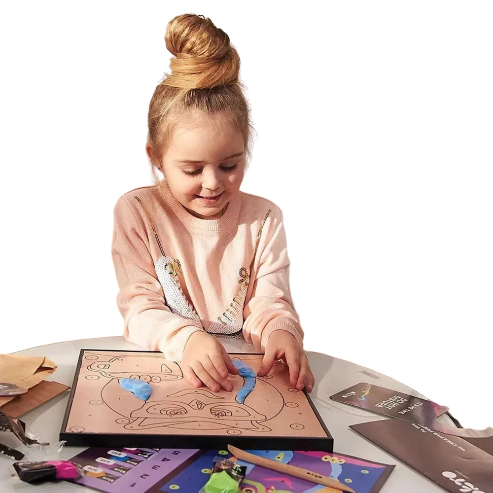 „OKTO 3D ARTISTIC KIT“ „pasidaryk pats“ modeliavimas ir tapyba „Pelėda“
