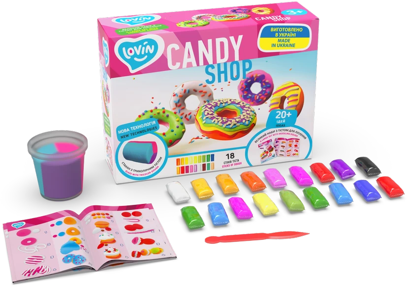 Candy Plastilinas Lovin saldainių parduotuvė ETC41192