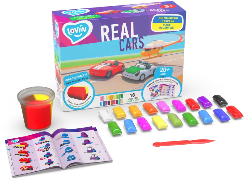Plastilinas Lovin Real Cars ETC41191