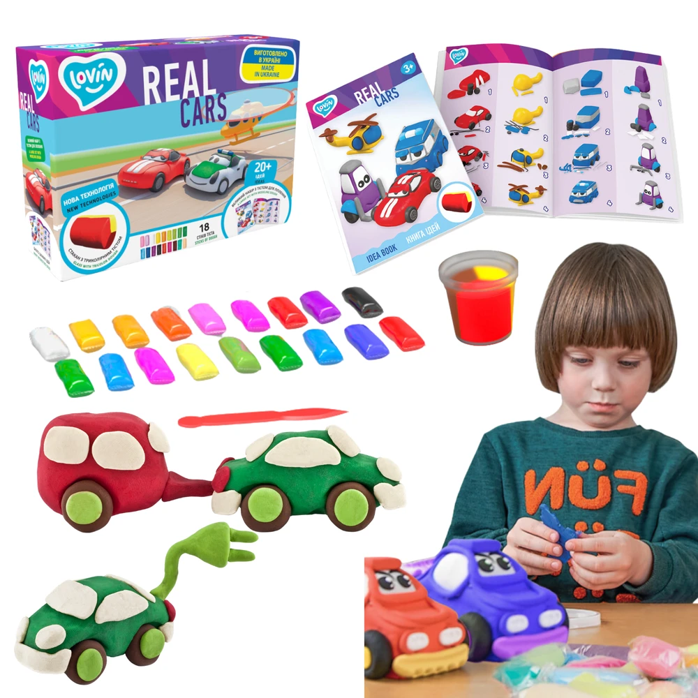 Plastilinas Lovin Real Cars ETC41191