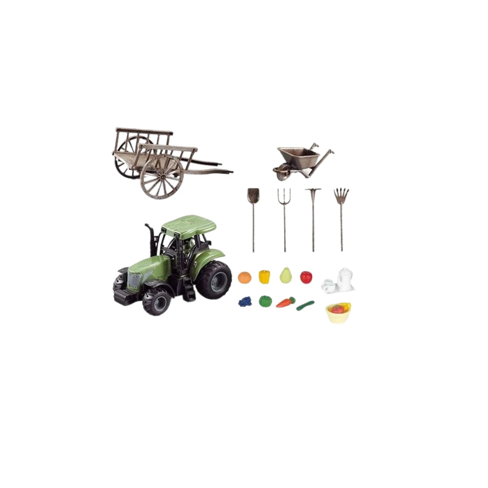 ProNice SET FARM RANCH ŪKIO NAMAS ŪKININKAS GYVŪNAI ŪKIO TRAKTORIUS