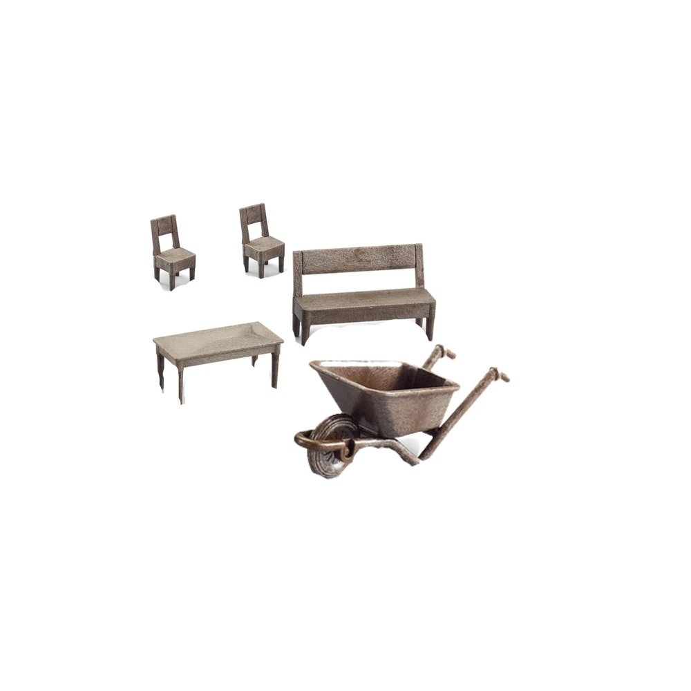 ProNice SET FARM RANCH ŪKIO NAMAS ŪKININKAS GYVŪNAI ŪKIO TRAKTORIUS