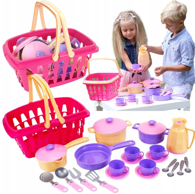 Technok Virtuvės indeliai su krepšiu, 26 dalys
