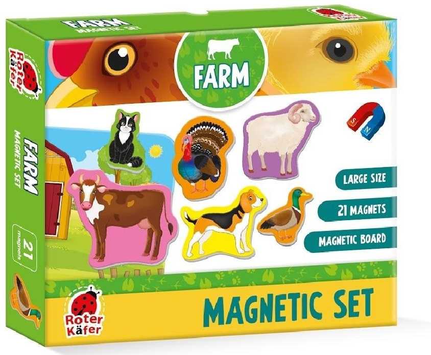 Dėlionė Magnetinis rinkinys su lenta Roter Kafer Farm