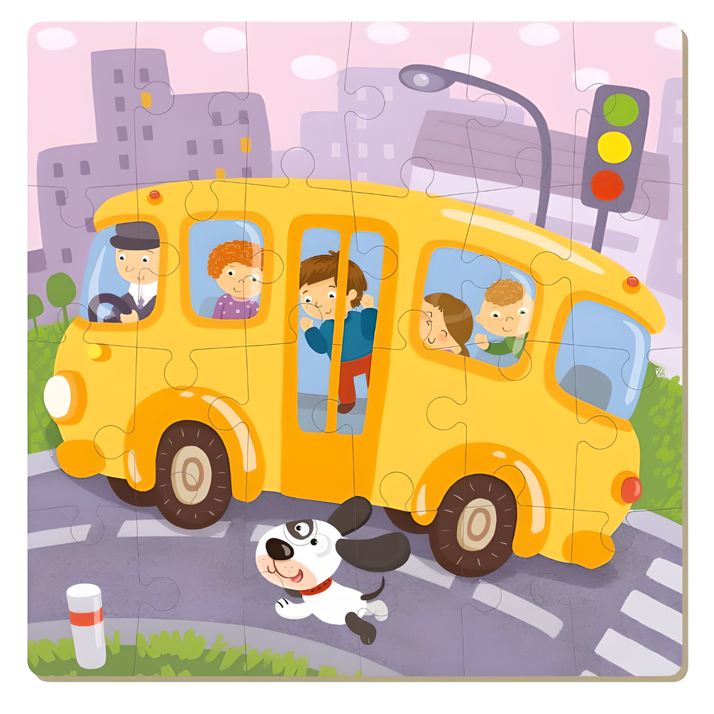 Dodo Dėlionė 72 vnt. - Transporto priemonės