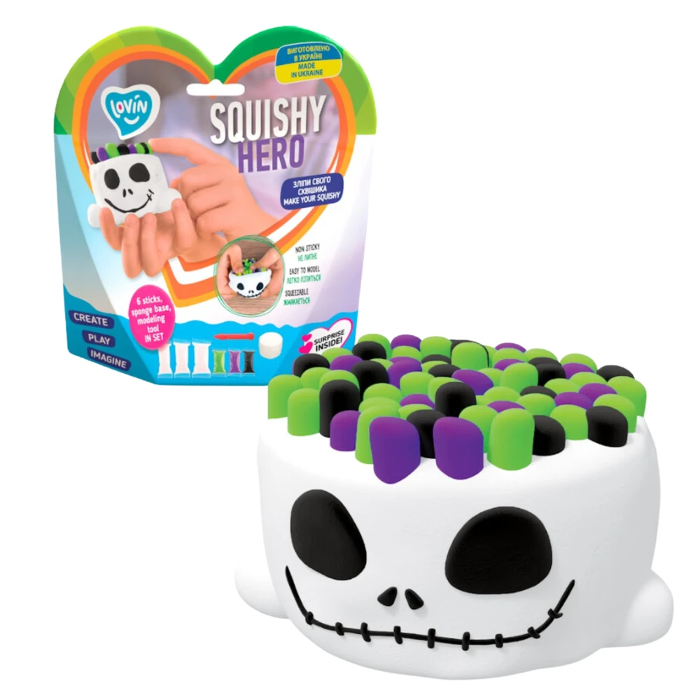 Plastilinas Lovin Squishy Heroes Air Clay ETC70126