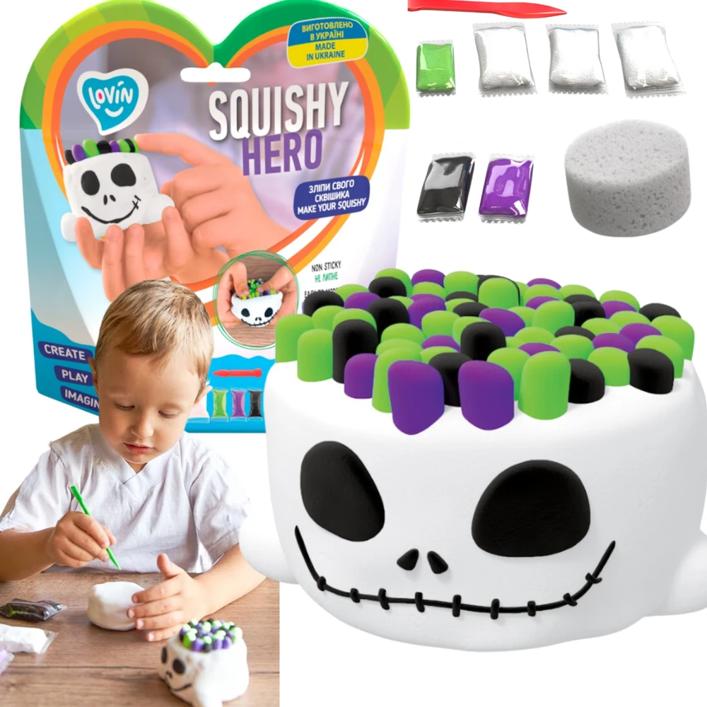 Plastilinas Lovin Squishy Heroes Air Clay ETC70126