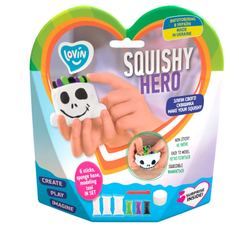 Plastilinas Lovin Squishy Heroes Air Clay ETC70126
