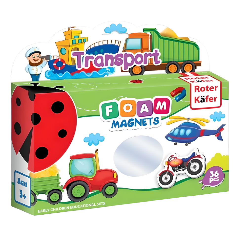 „Roter Kafer“ putplasčio magnetai: transportas (tarptautinis leidimas)